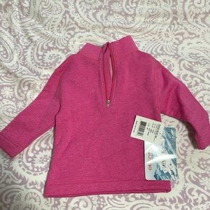 Pink toddler Obermeyer 1/4 zip